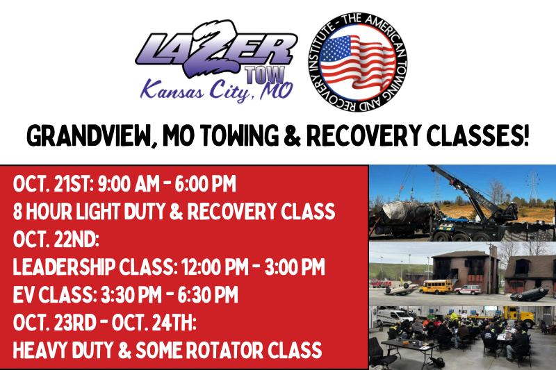 Upcoming Towing Training Classes 10 2026 ATRI